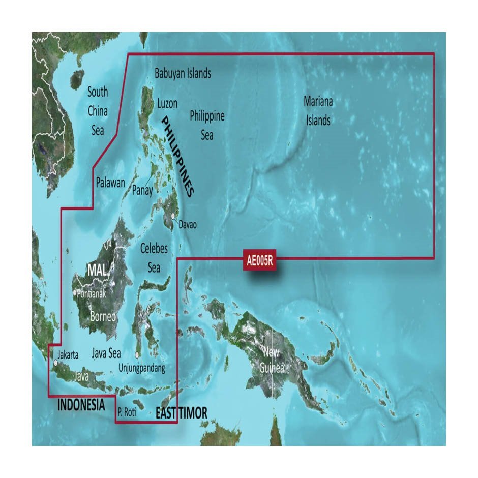 Philippines, Blue Chart Java and Mariana Islands - Garmin